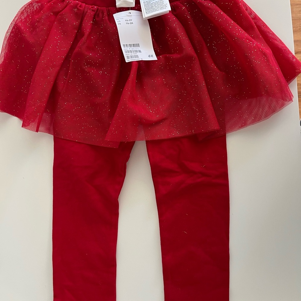 Girls skirt with pants 2T, NWT